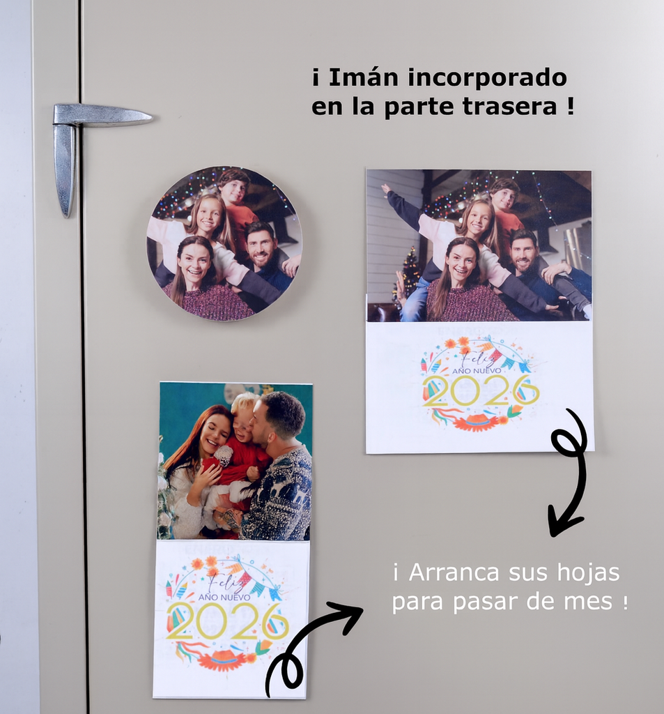 Calendarios con imán varios tamaños