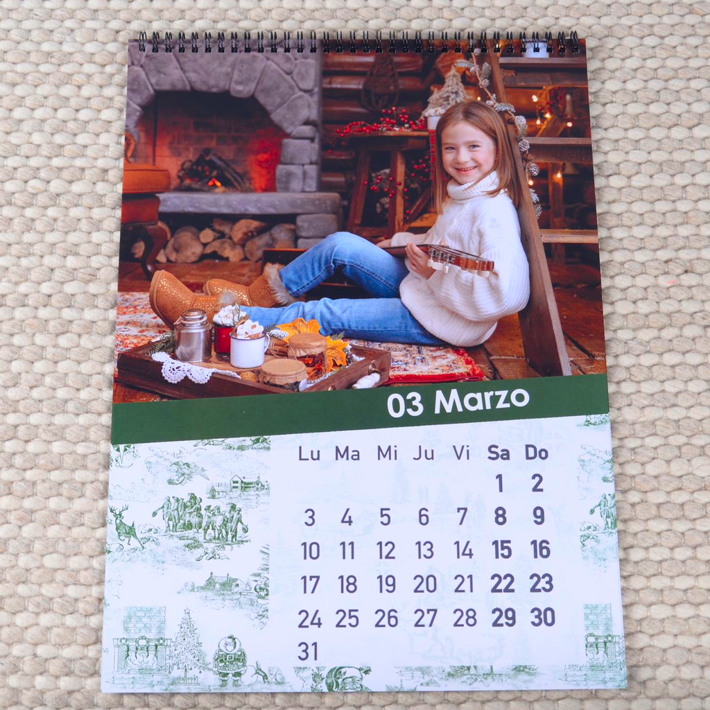 Calendario Personalizado con Foto, Imagen o Logo
